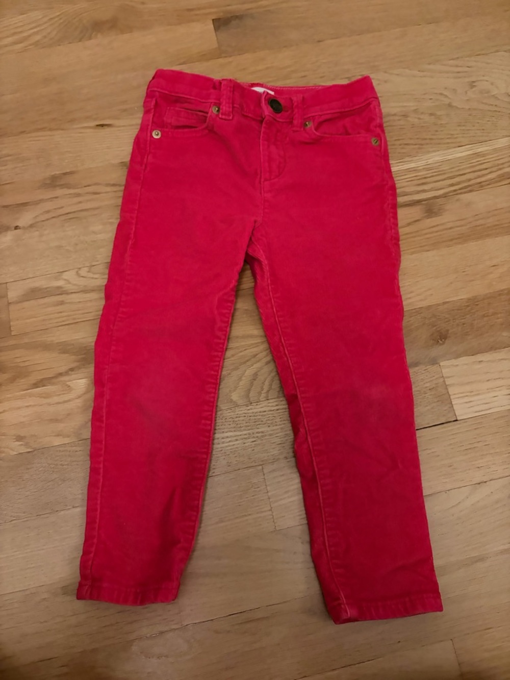 Bright Magenta Corduroy Pull-On Pants